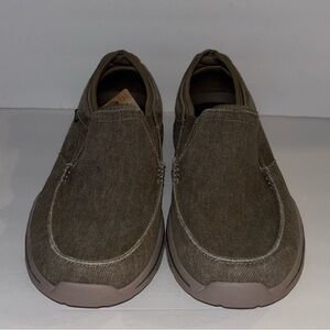 Skechers Men's Canvas Relaxed Fit Creston-Moseco Slip On Shoes Size 11 EWW